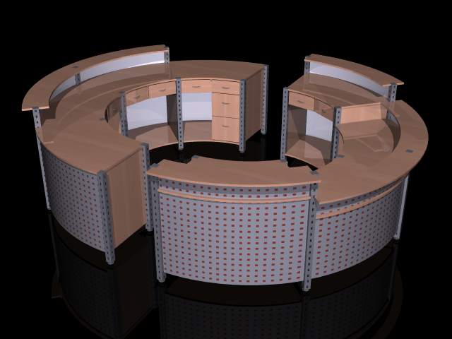 3D Theke Büro & Ladenbau - Thekenschrank - Bürotheke