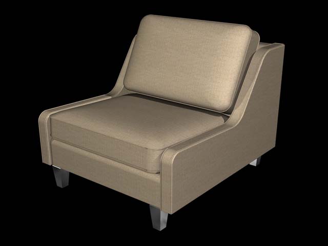 3D Polster Sessel Couch Möbel für Webshop oder Konfigurator
